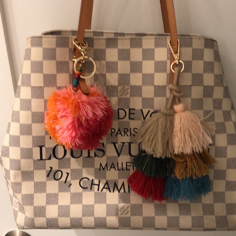 Set of 2 purse charms or key chains